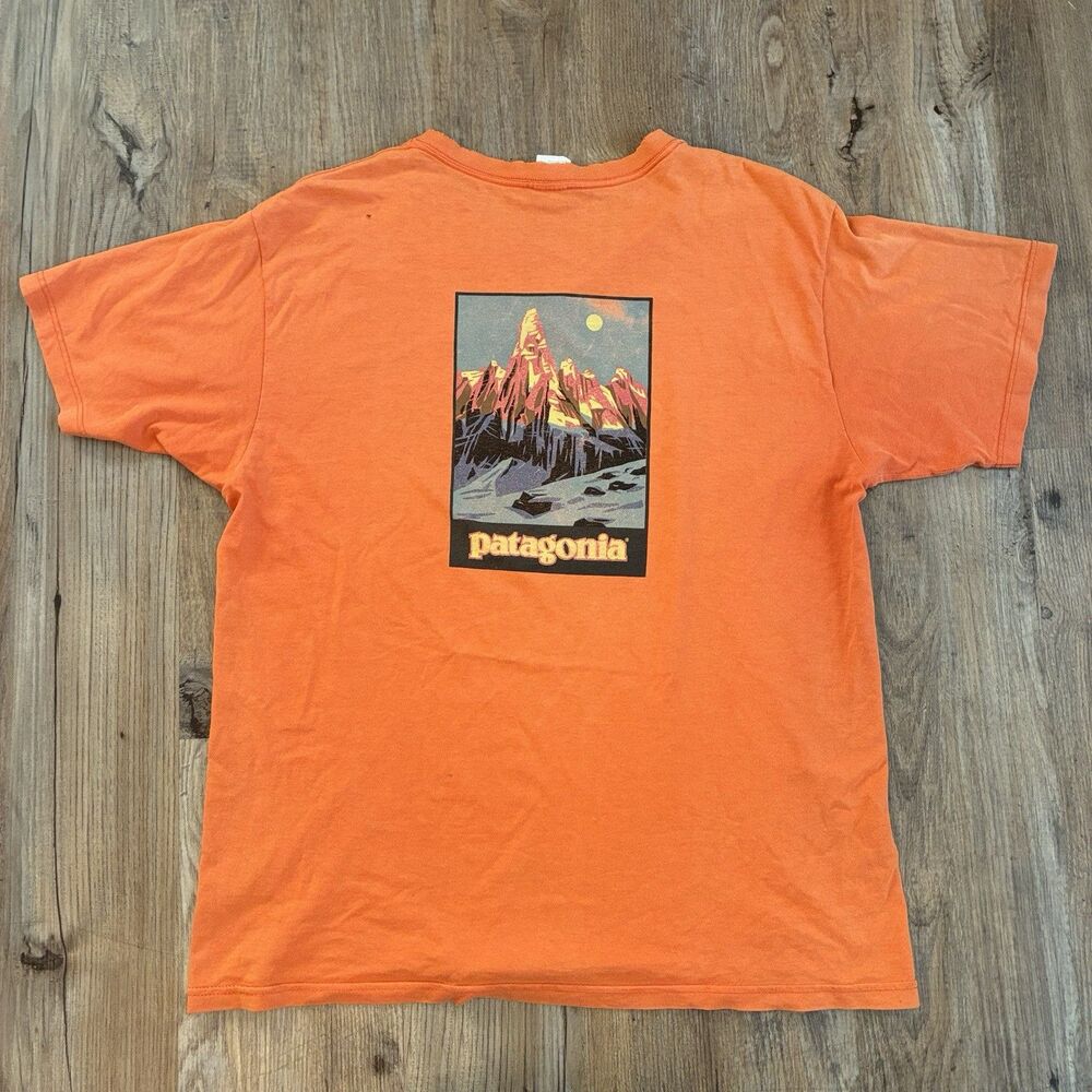 VTG 90’s Patagonia Made In USA Graphic T-Shirt Size L Beneficial-T’s Tag
